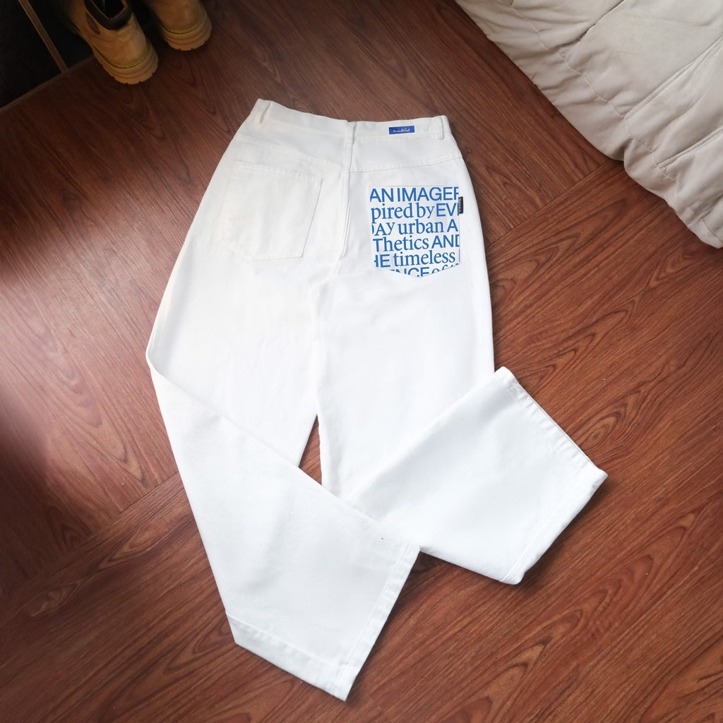 Pocket Pants relaxed wide-leg