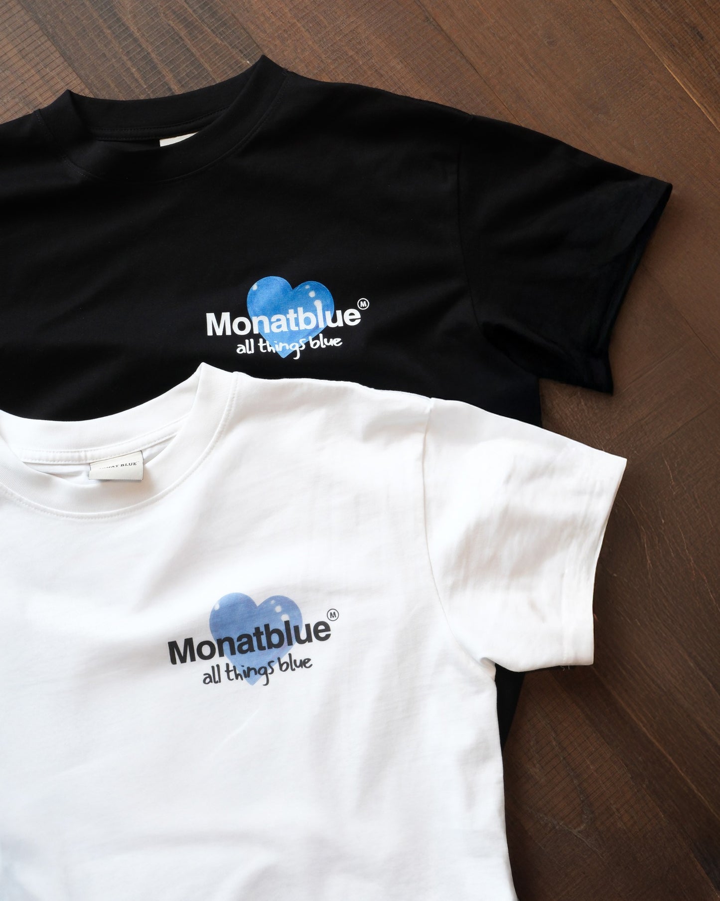 T-shirt Blue Cherry Heart