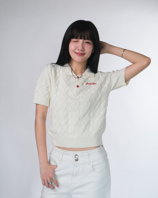 Polo Knit Heart