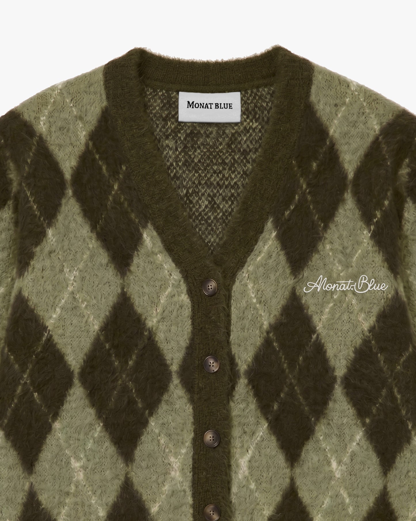 Argyle Mist Cardigan