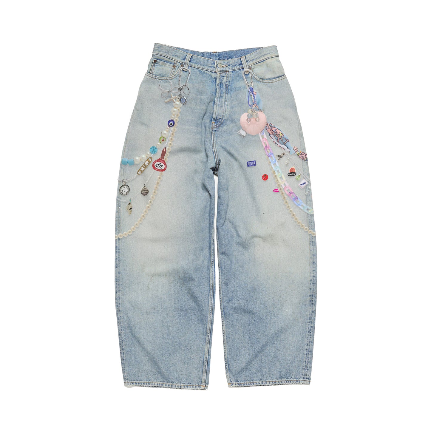 Jean Balloon Key Chain