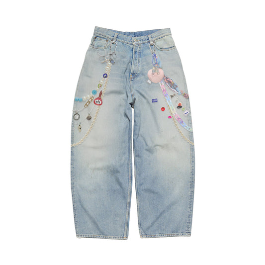Jean Balloon Key Chain