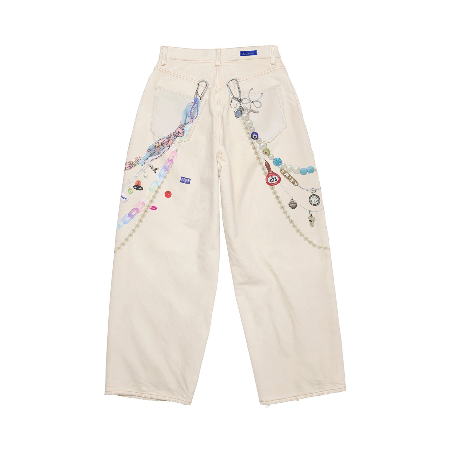 Jean Balloon Key Chain