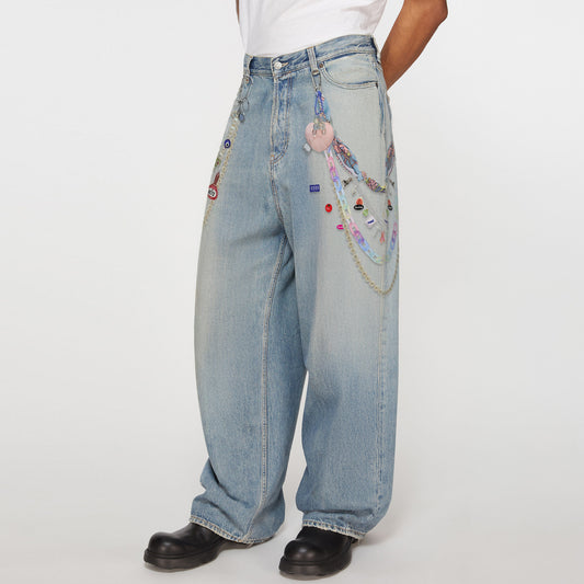 Jean Balloon Key Chain