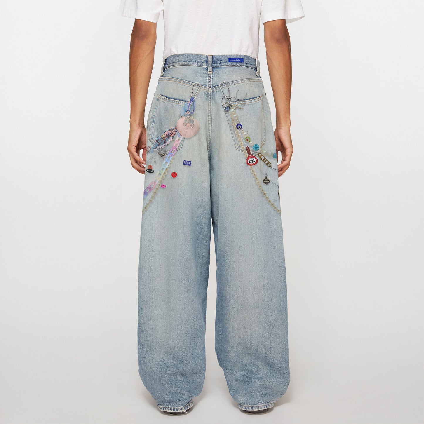 Jean Balloon Key Chain