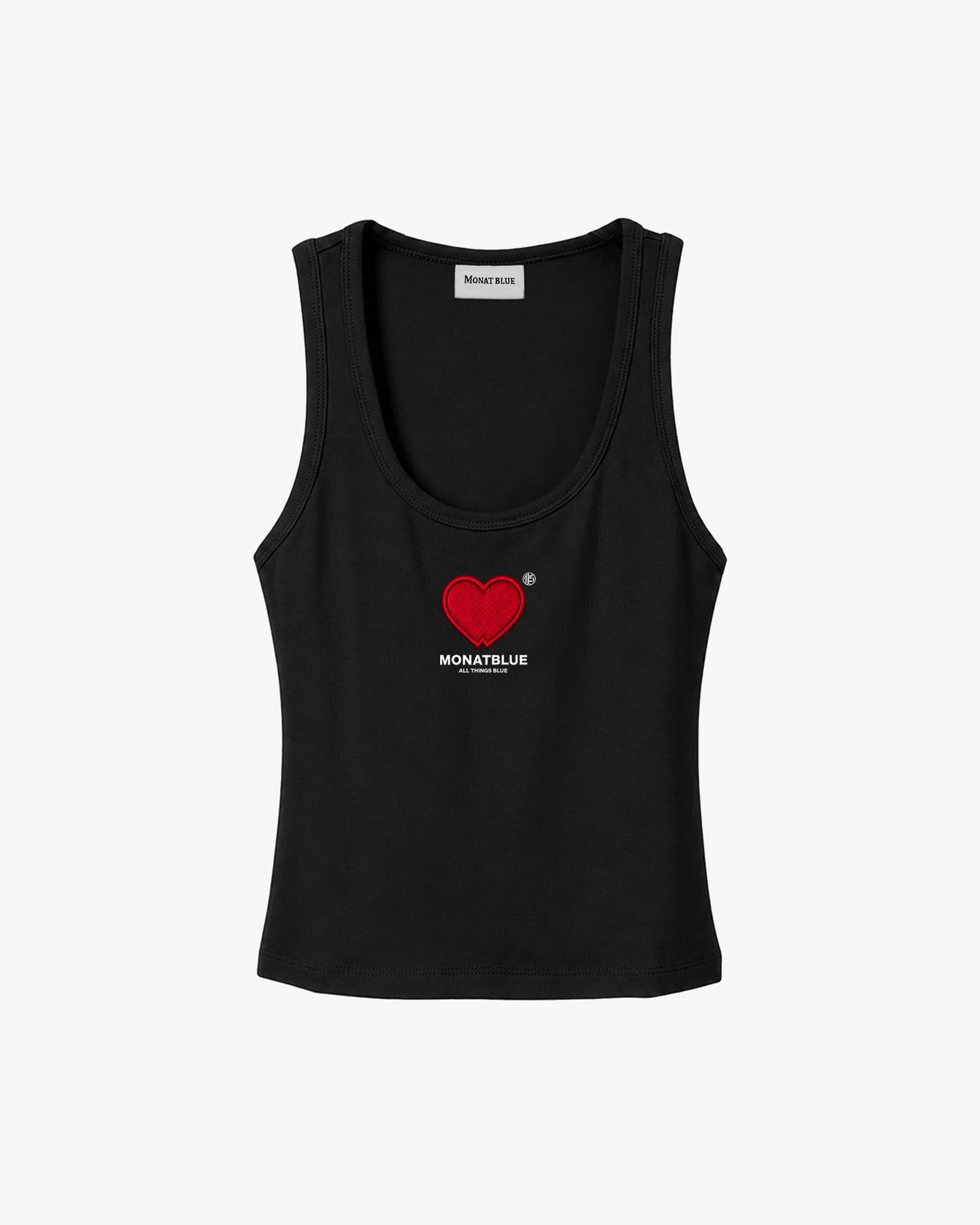 Black Twin Heart Tanktop