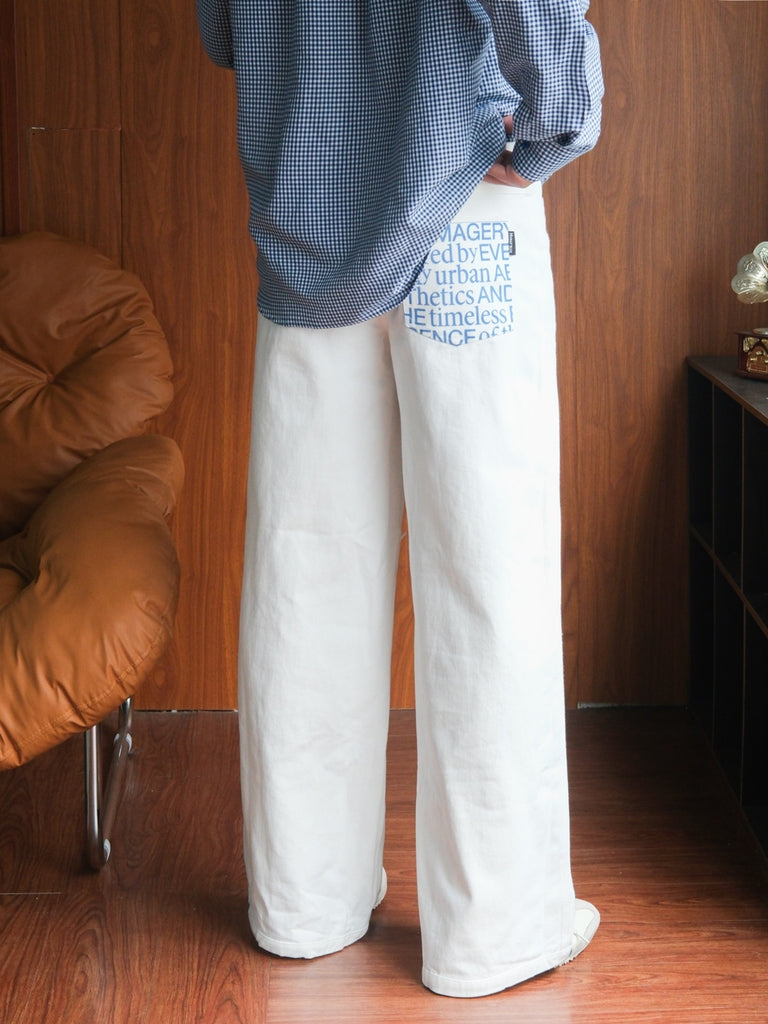 Pocket Pants relaxed wide-leg