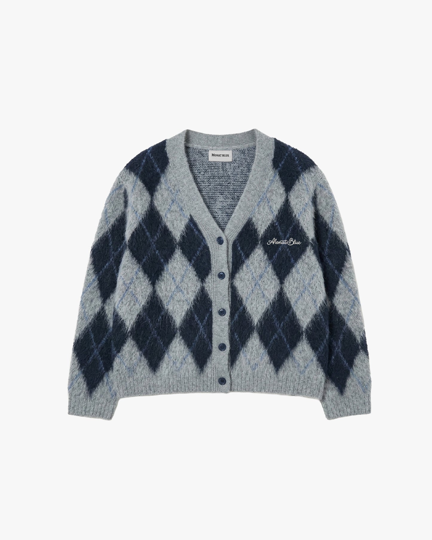 Argyle Mist Cardigan