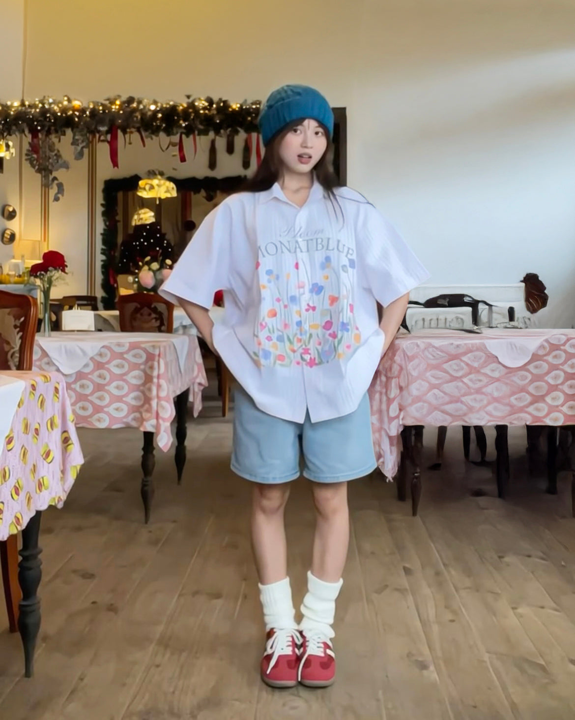 Shirt Boxy Bloom Oxford