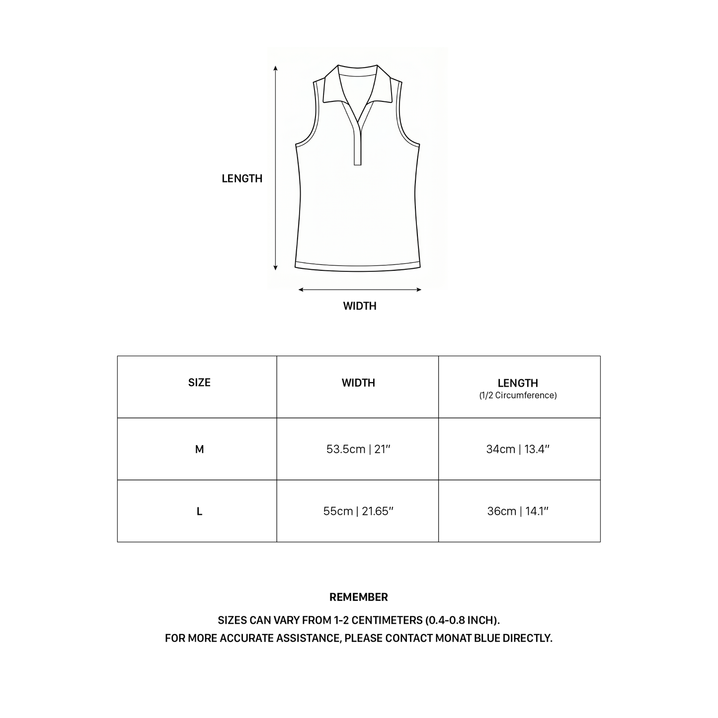 Heart-Embroidered Polo Tanktop