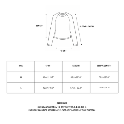Lace Longsleeves Top - Black