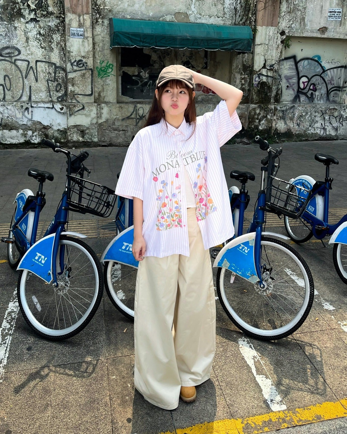 Shirt Boxy Bloom Oxford