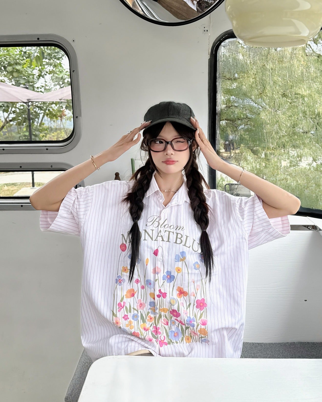 Shirt Boxy Bloom Oxford