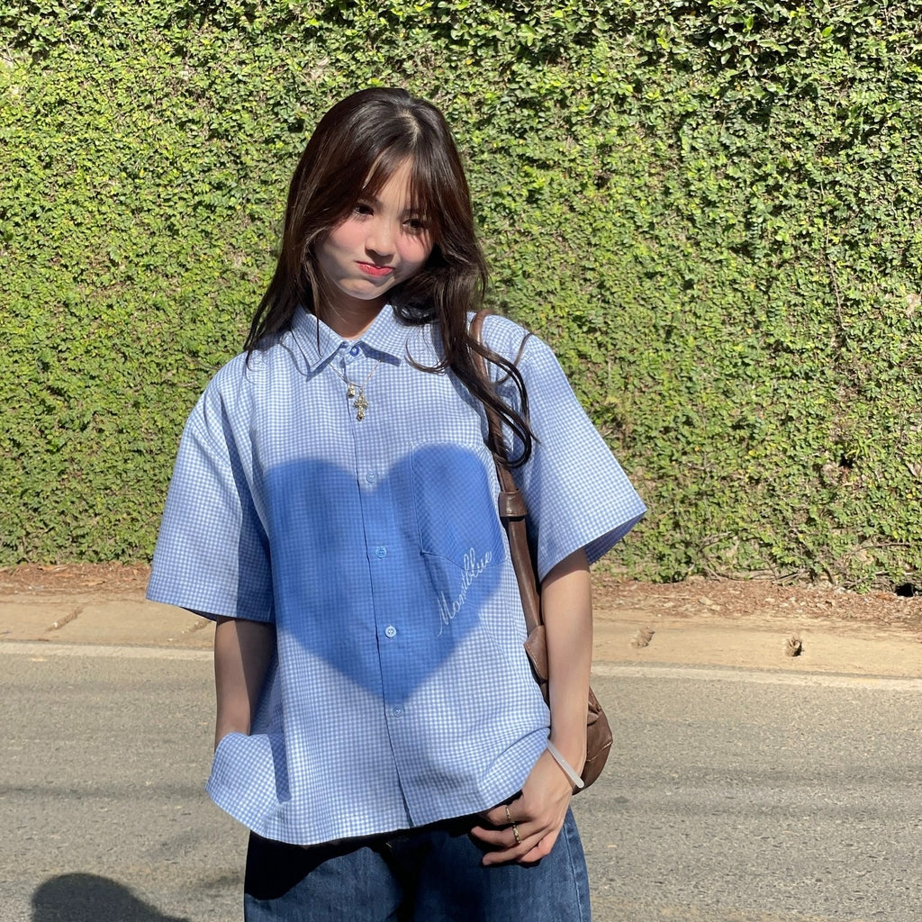 SHIRT Caro Blue Heart
