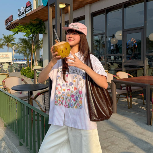Shirt Boxy Bloom Oxford