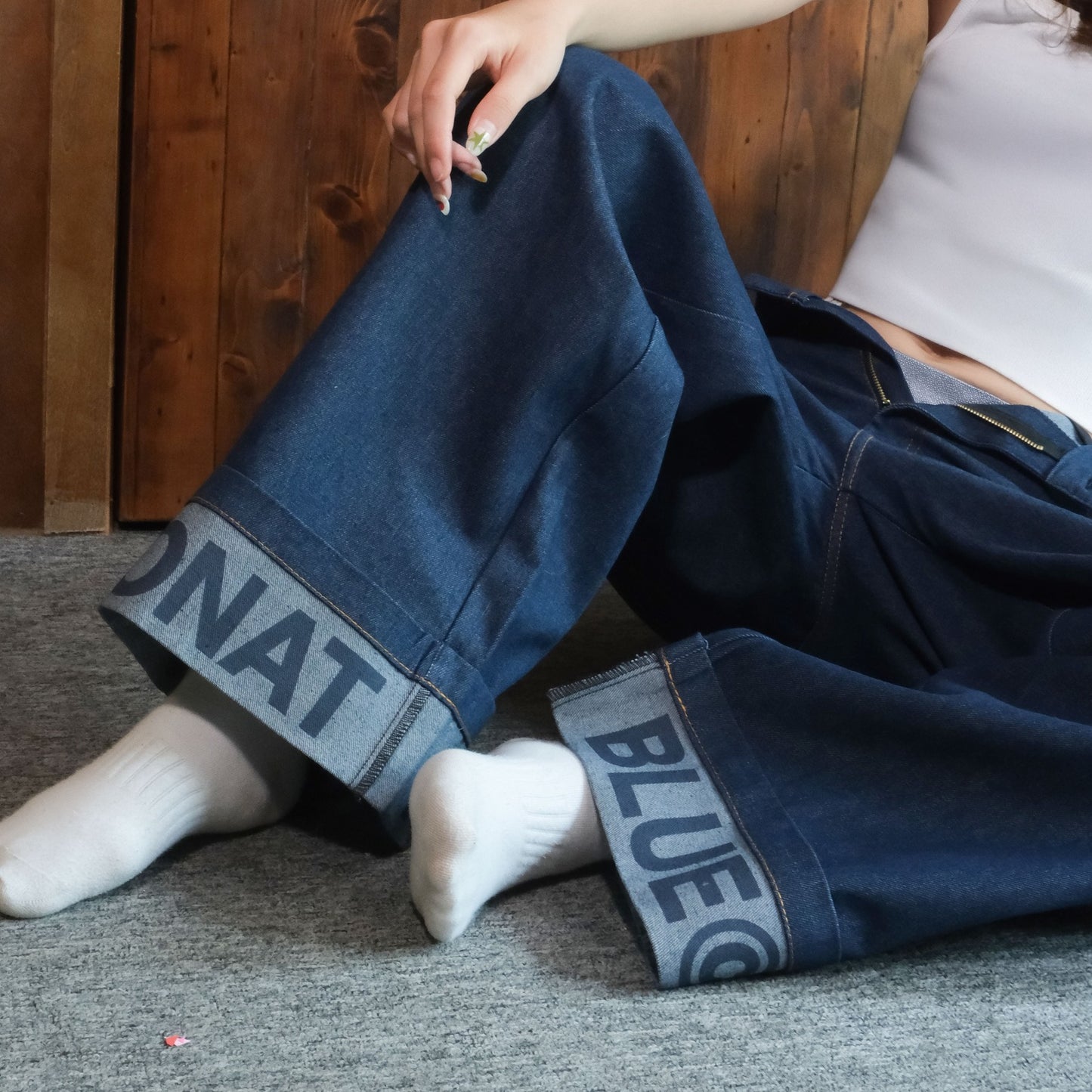 Jean Cuff Printed