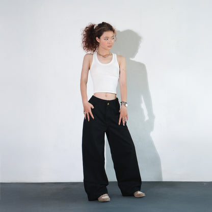 Pocket Pants relaxed wide-leg