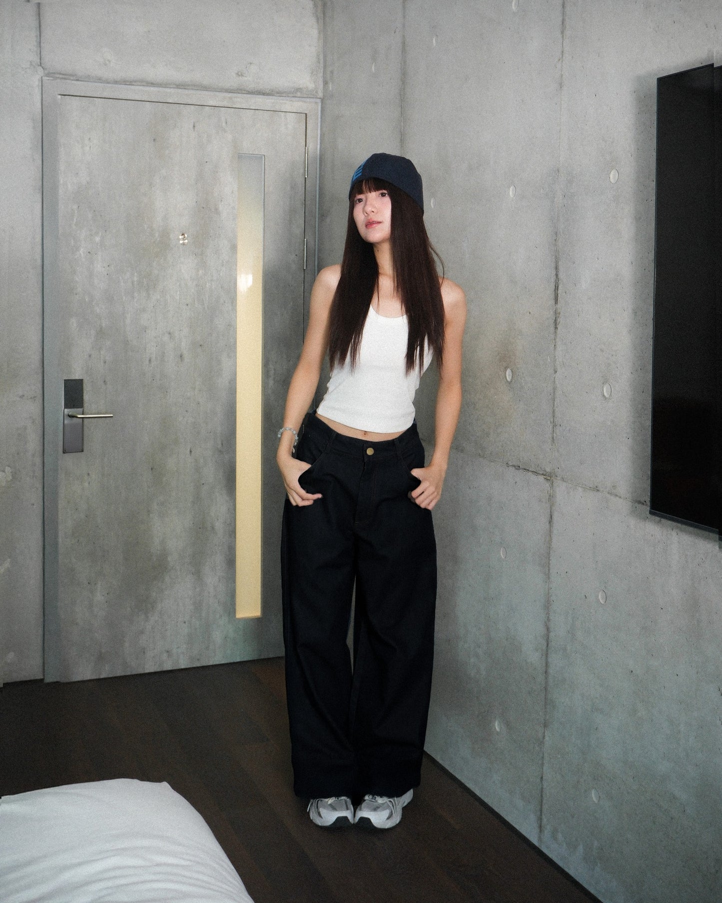 Pocket Pants relaxed wide-leg