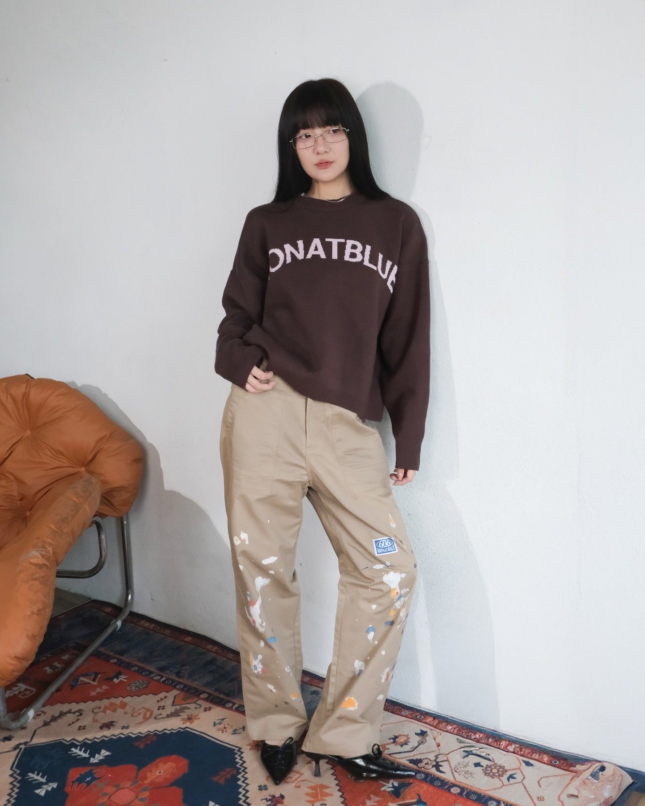 Knit Signature Monatblue