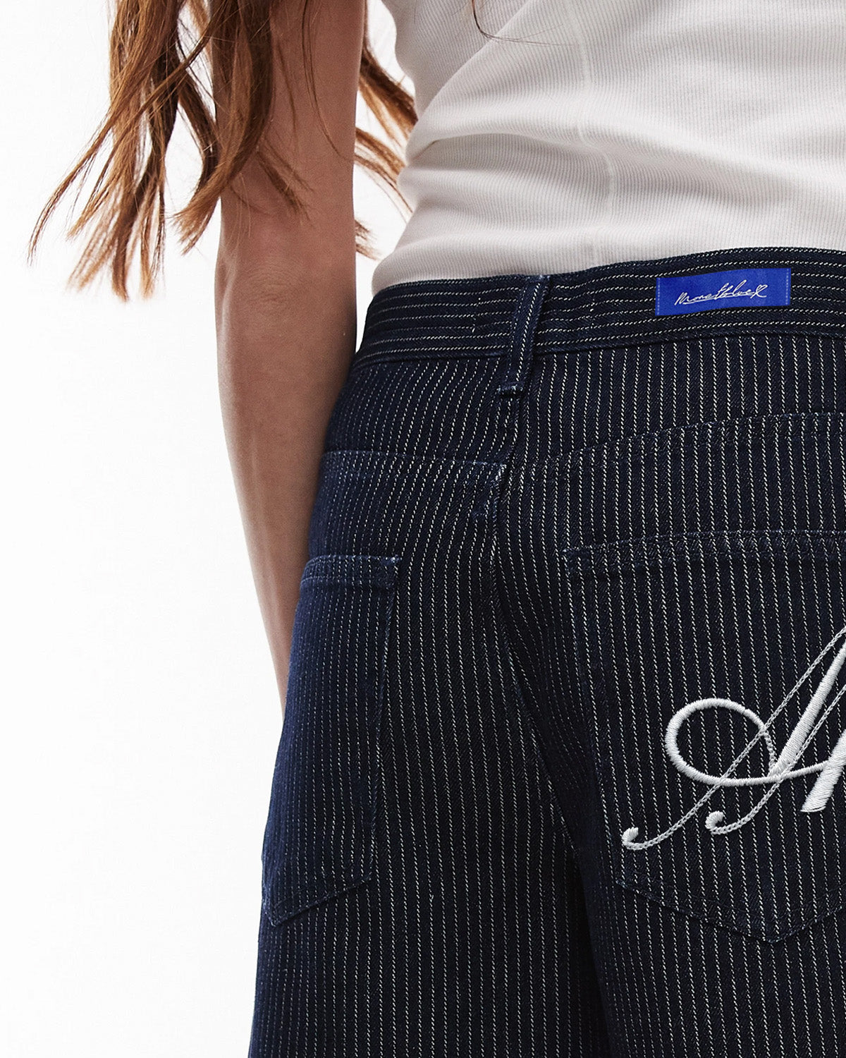 Short Denim Raw Pinstripe Heritage