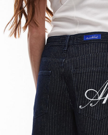 Short Denim Raw Pinstripe Heritage