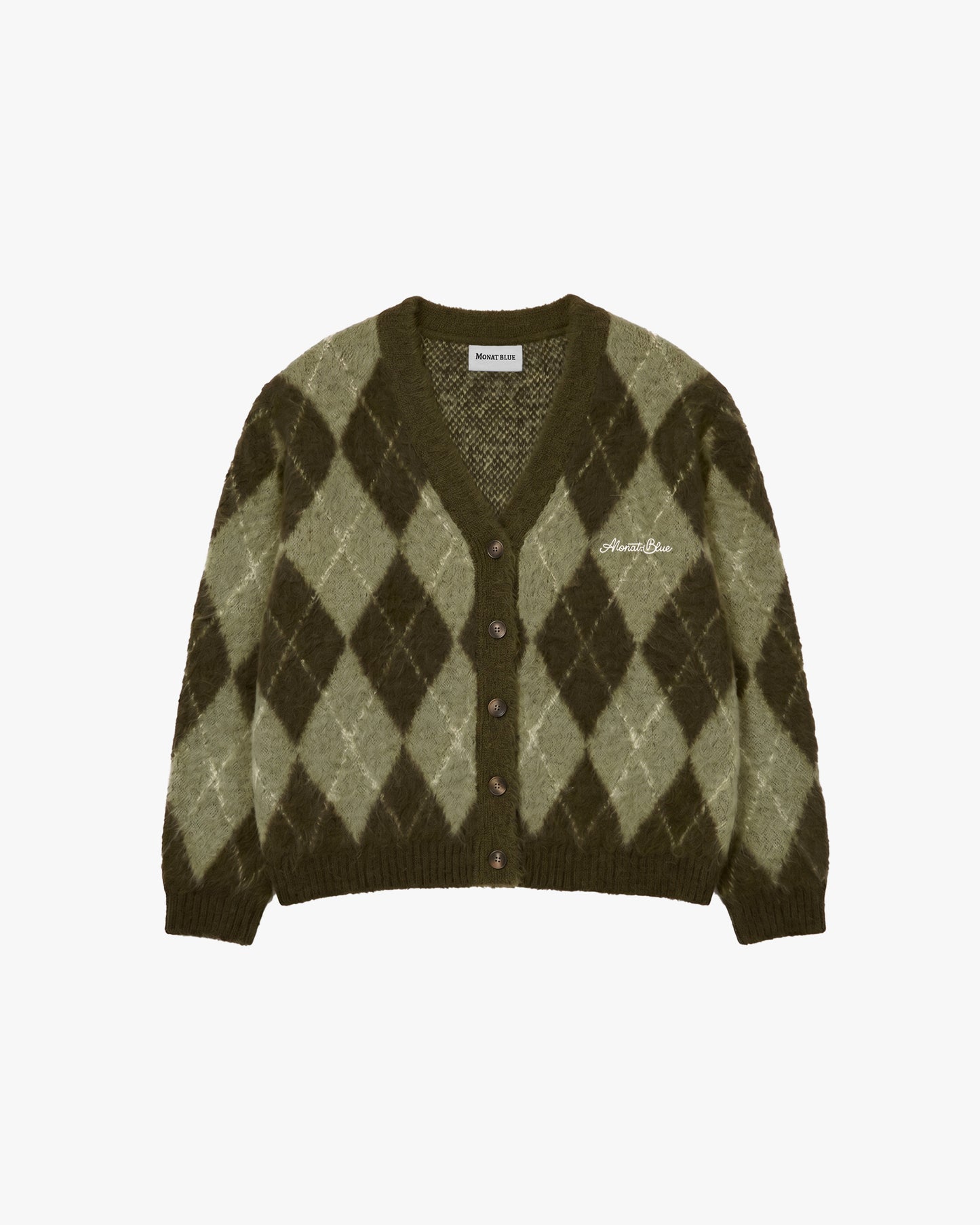 Argyle Mist Cardigan