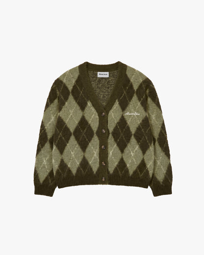Argyle Mist Cardigan