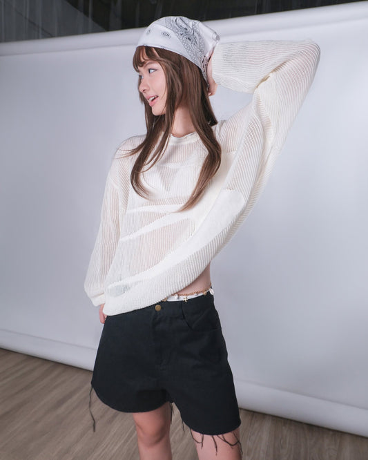 Waffle Knit Sweater