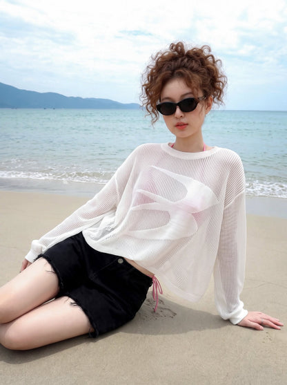 Waffle Knit Sweater
