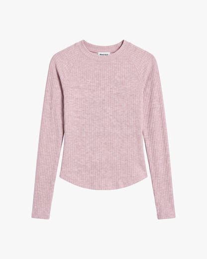 Fit Longsleeves Top - Pink