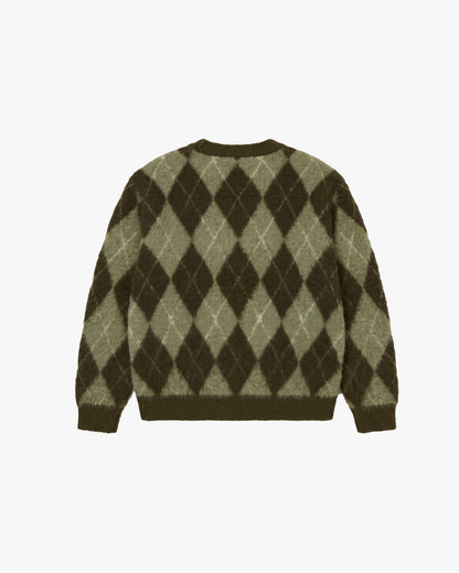 Argyle Mist Cardigan