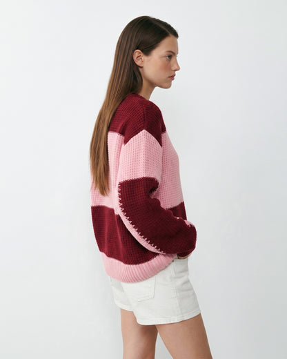 Lovestruck Knit Sweater - RED