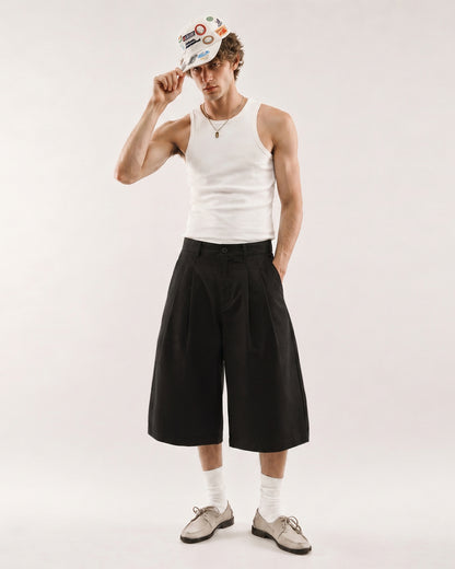 Short Tibiacore Coal Jorts