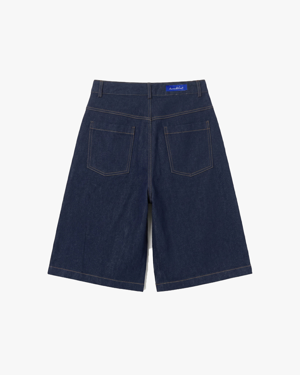 Button Denim Shorts