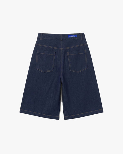 Button Denim Shorts