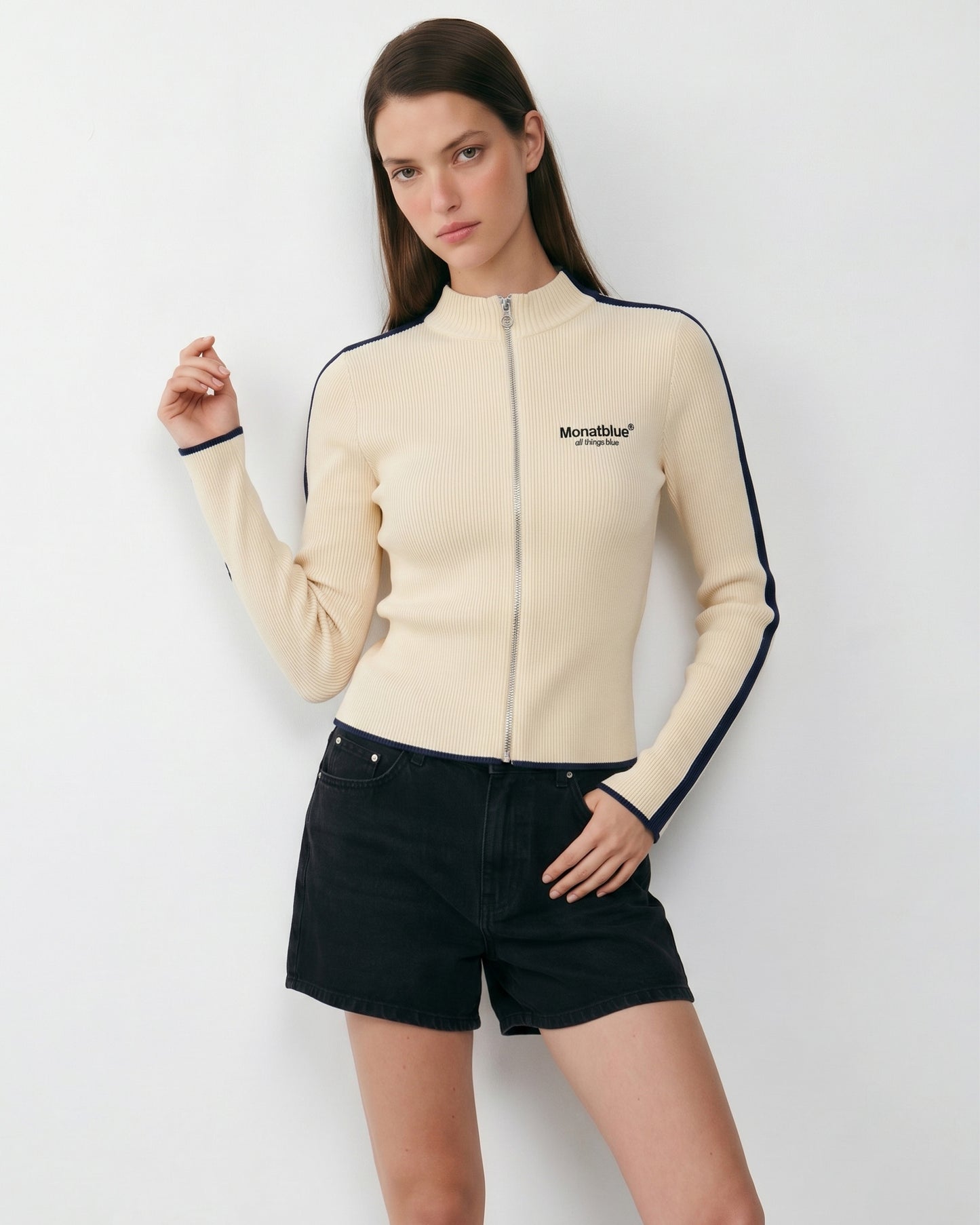 LOVELANE Zip Knit