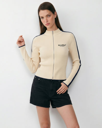 LOVELANE Zip Knit