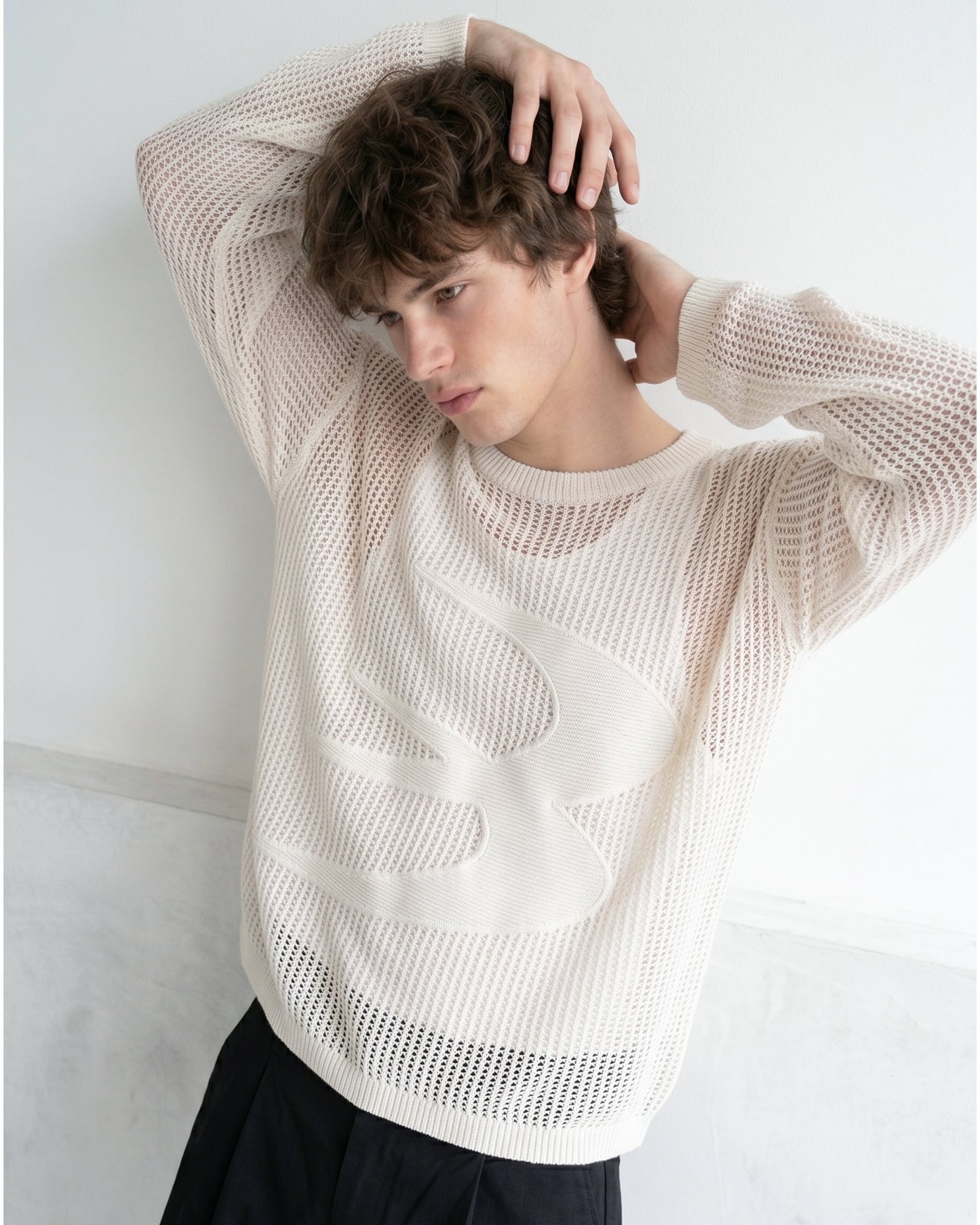 Waffle Knit Sweater