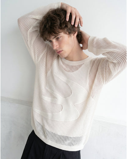 Waffle Knit Sweater