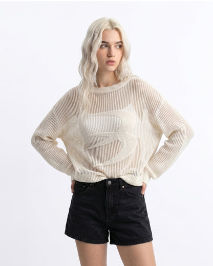 Waffle Knit Sweater