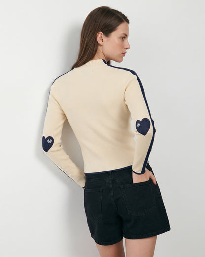 LOVELANE Zip Knit