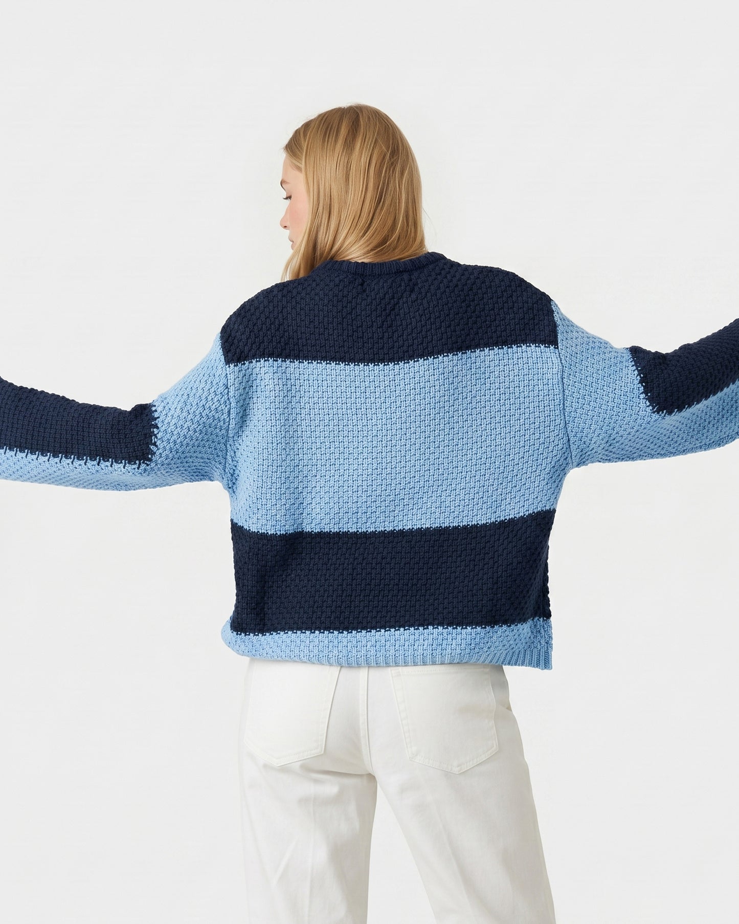 Lovestruck Knit Sweater - BLUE