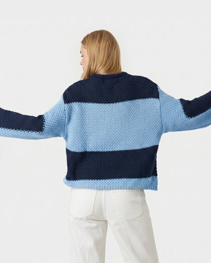 Lovestruck Knit Sweater - BLUE