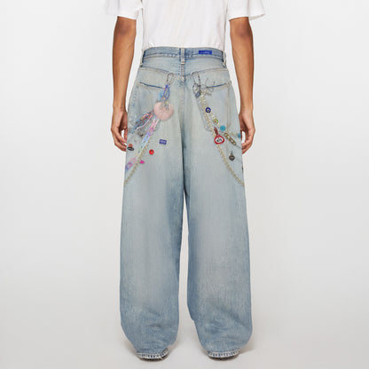 Jean Balloon Key Chain