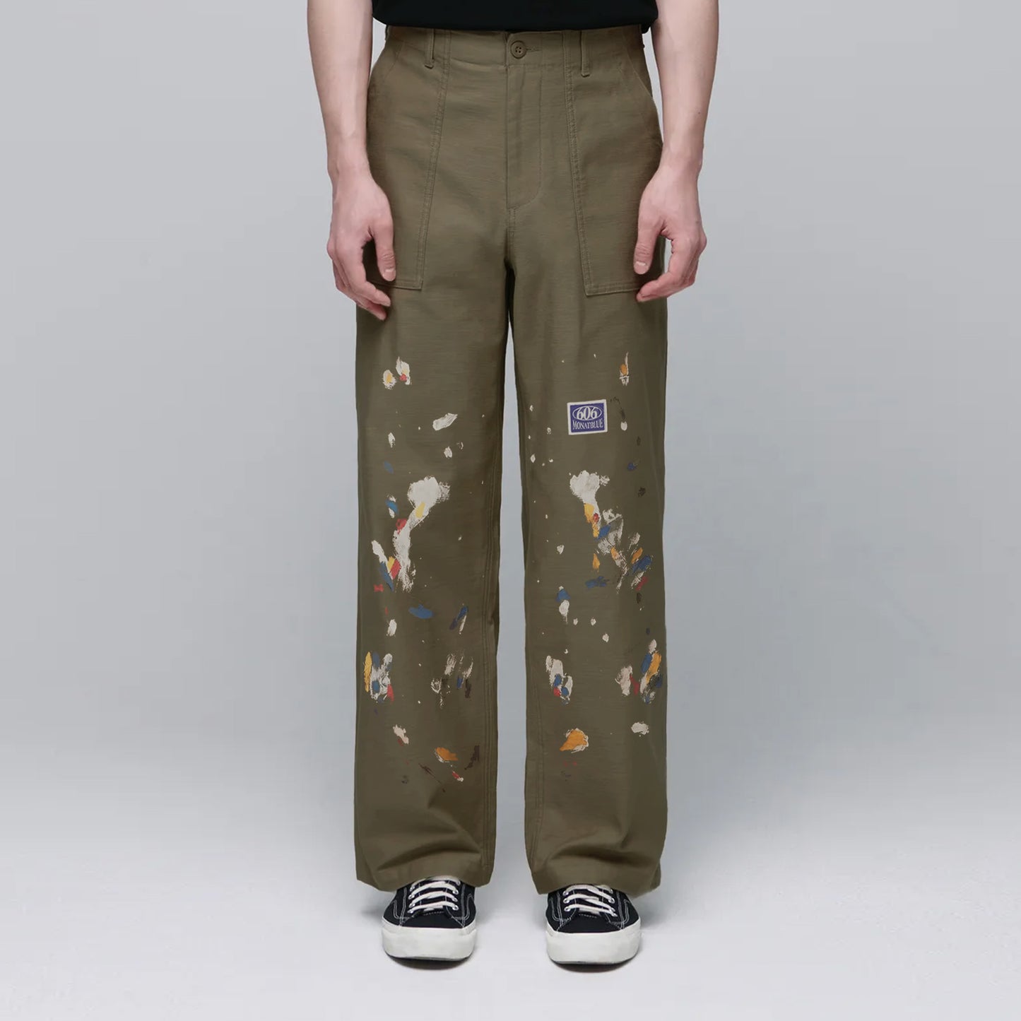 Pants Kaki Oil Pantings 606