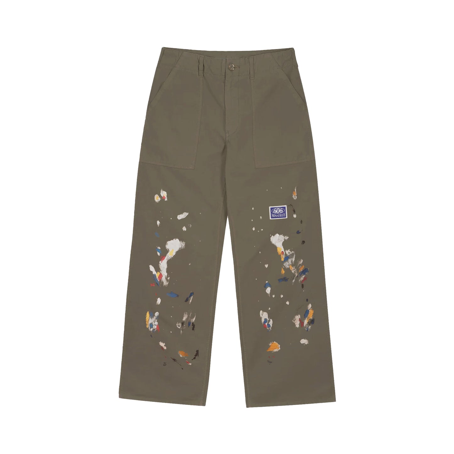 Pants Kaki Oil Pantings 606