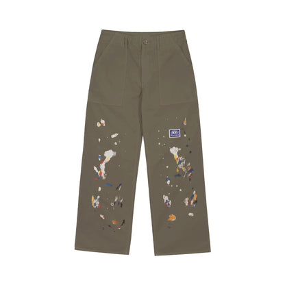Pants Kaki Oil Pantings 606