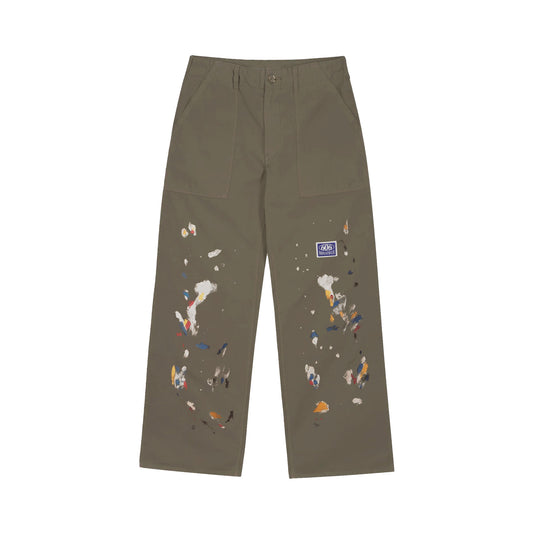 Pants Kaki Oil Pantings 606