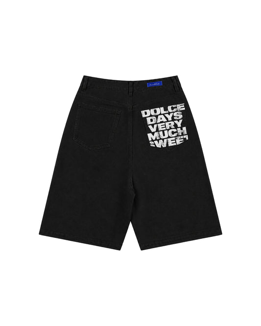 Short Denim Dolciente Black