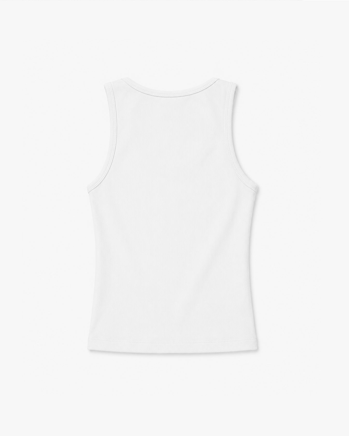 White Twin Heart Tanktop